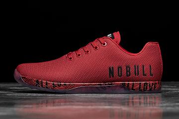 Red Nobull All Love Ruby Men's Trainers | CA V1483R